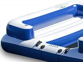 Inflatable Floating Island 5 Person Party Boat Raft review