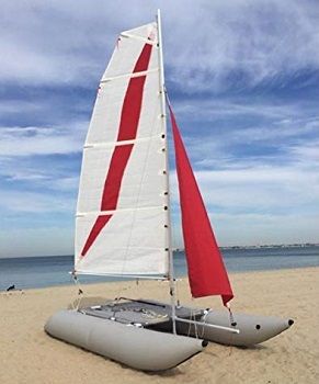 Generic Inflatable 1.2mm 4 Person Portable Sailboat