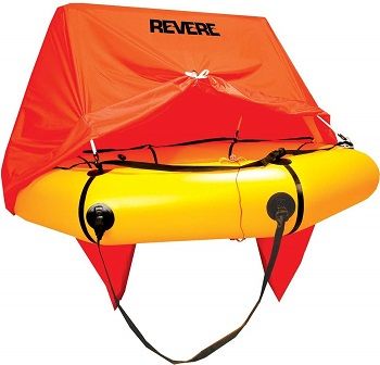 Revere Coastal Compact 4 With Canopy Life Raft